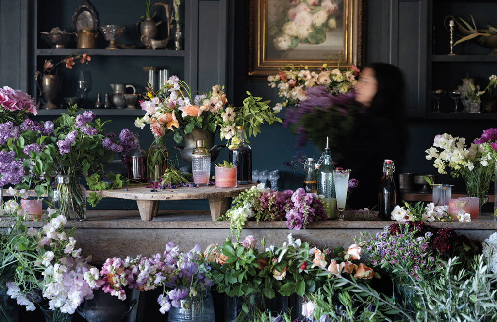 Photo of flower and cocktails